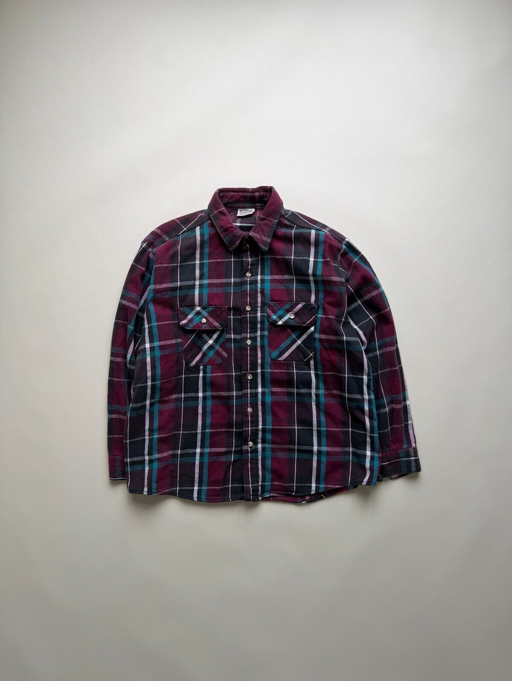Vintage Five Brother Cotton Flannel button up Shirt